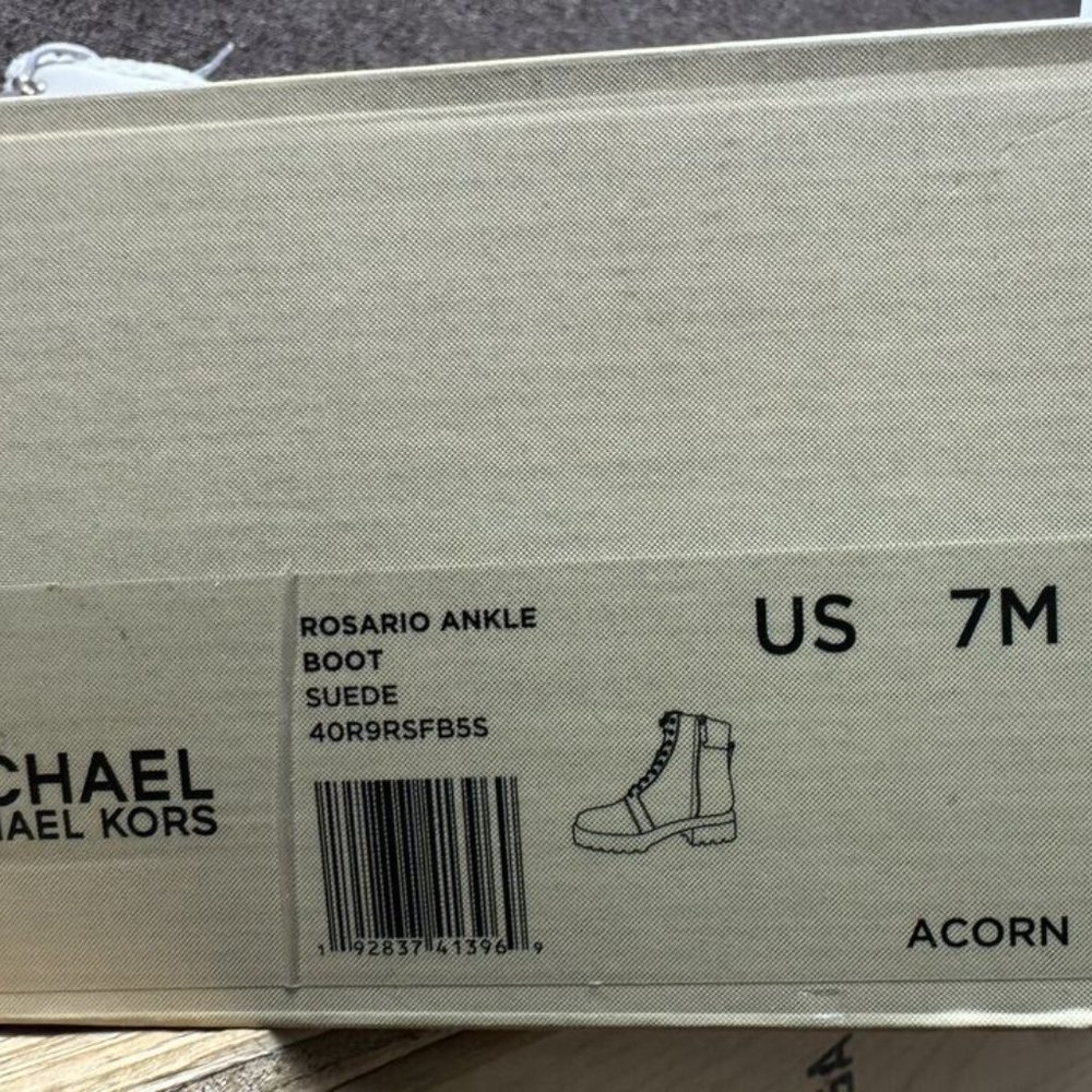 Michael Kors Womens Rosario Ankle Boot Suede Size 7 M - Picture 6 of 6